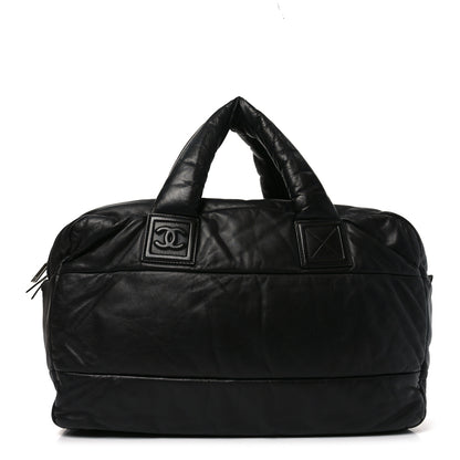 Chanel Lambskin Quilted Extra Large Coco Cocoon Reversible Tote Black 1 of 10