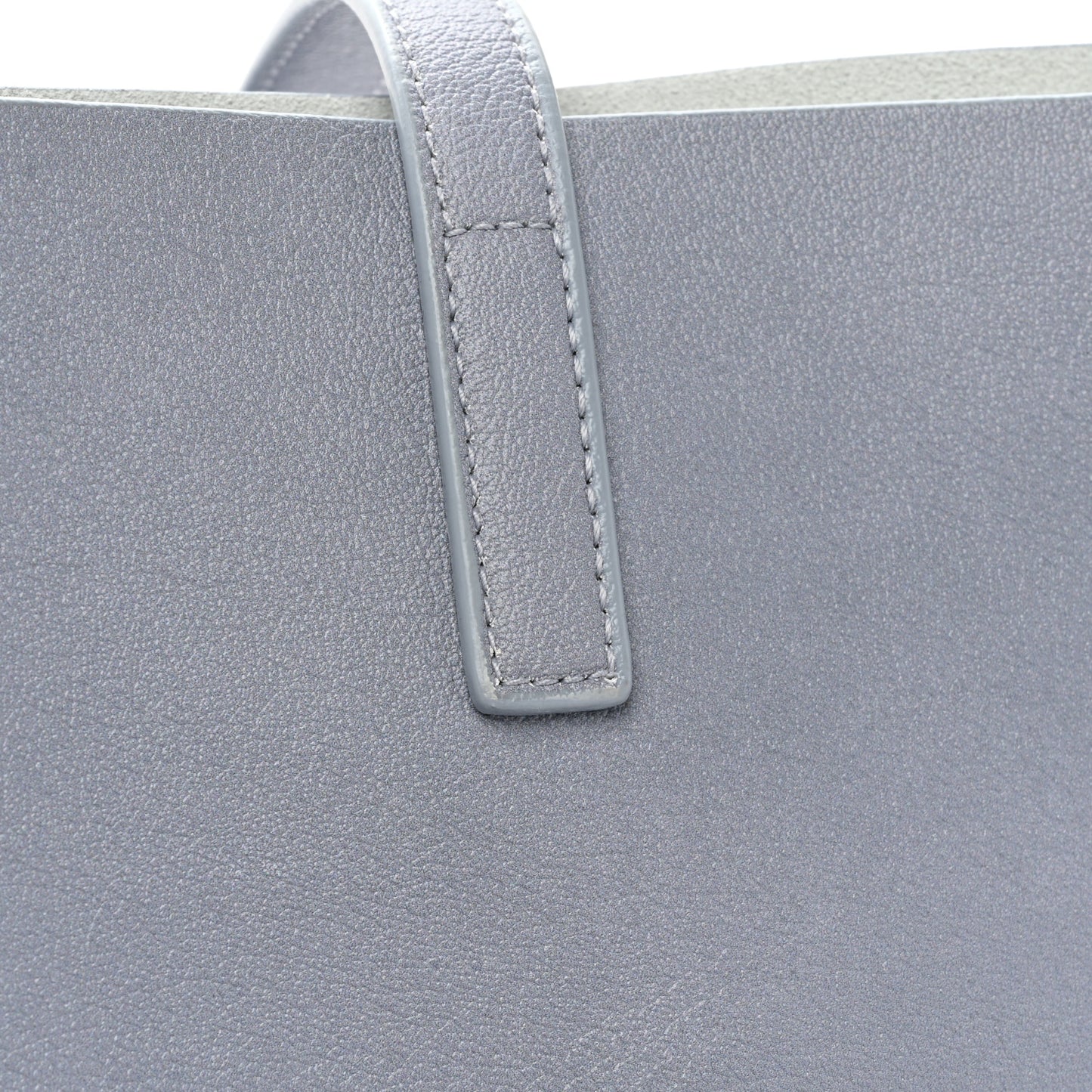 Calfskin Mapplethorpe Rive Droite Shopping Tote Grey White Black