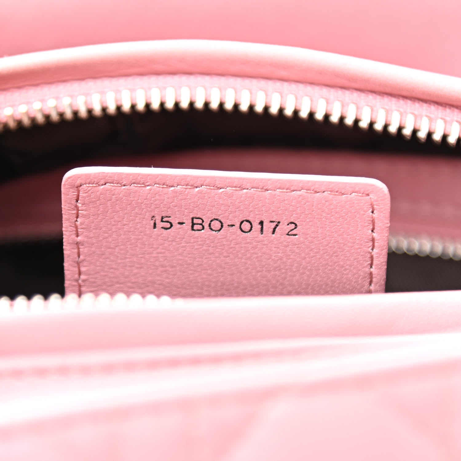 Christian Dior Lambskin Cannage Medium Lady Dior Rose Clair 7 of 10