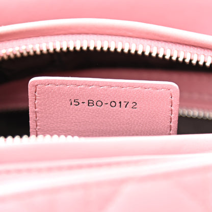 Christian Dior Lambskin Cannage Medium Lady Dior Rose Clair 7 of 10