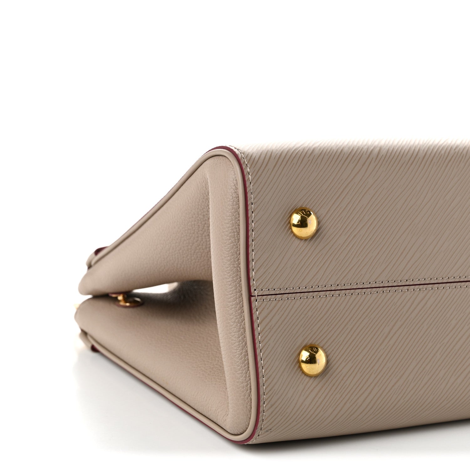 Louis Vuitton Epi Grenelle Tote MM Galet Grenat 8 of 9