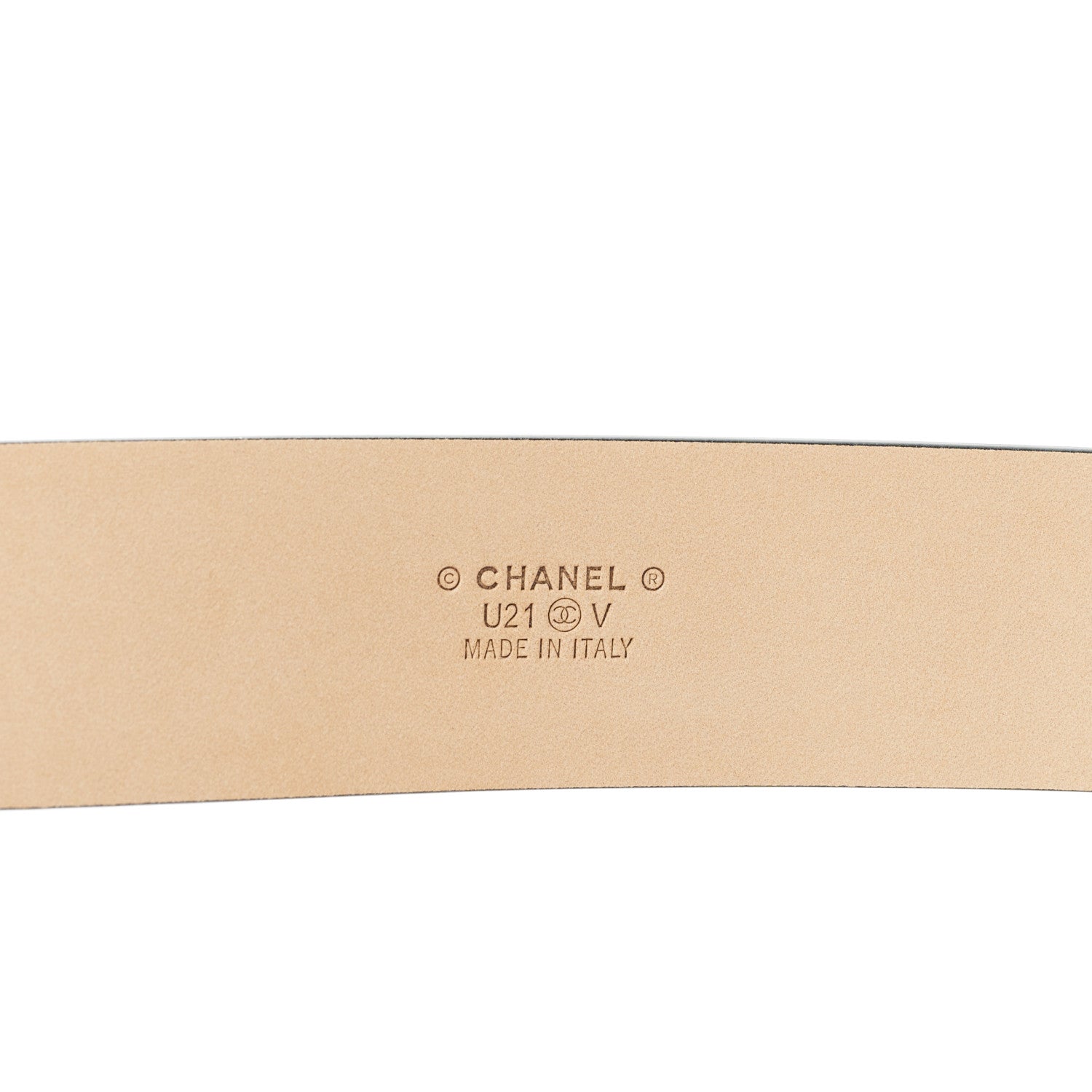 Chanel Calfskin Belt 95 38 Black 5 of 7