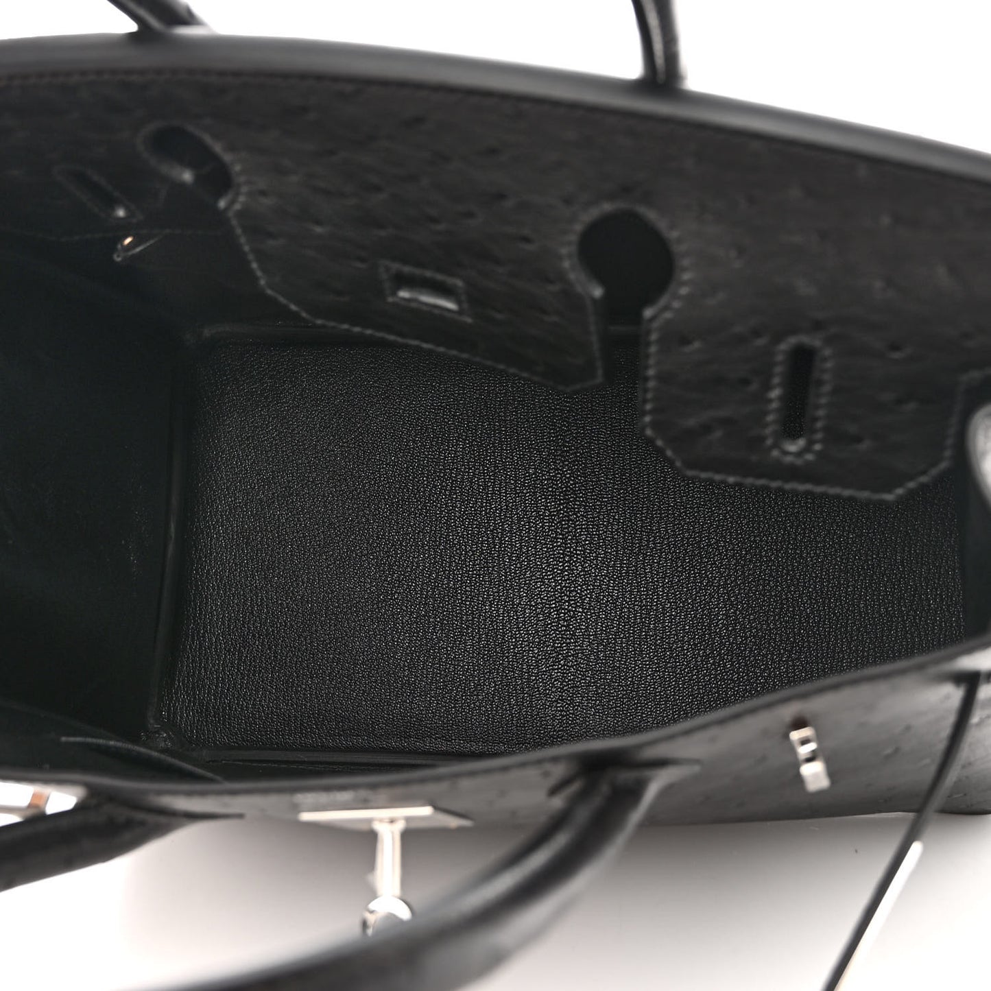 Ostrich Birkin 30 Black