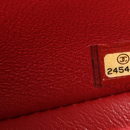Chanel Caviar Quilted Mini Rectangular Flap Dark Red 7 of 11