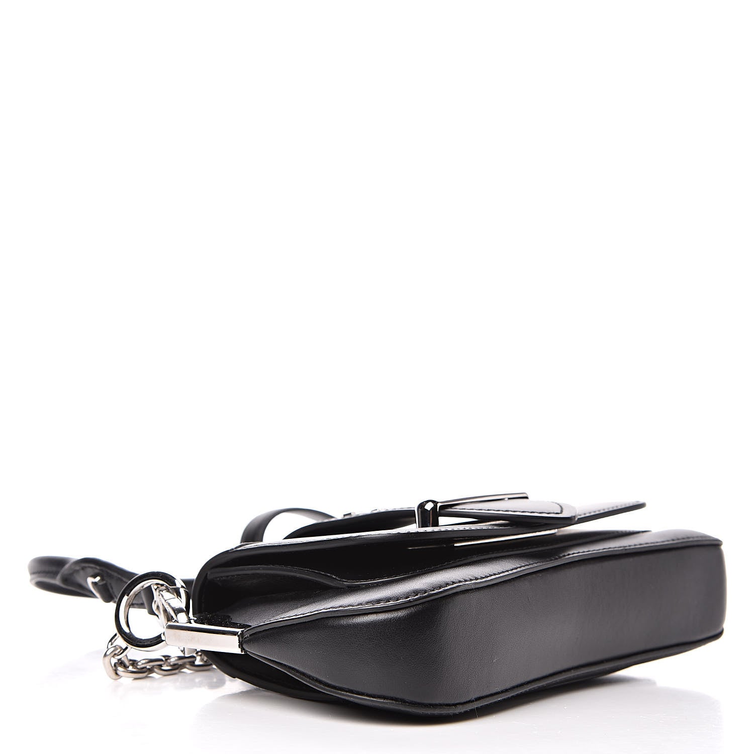 Prada City Calfskin Sidonie Shoulder Bag Black 4 of 9