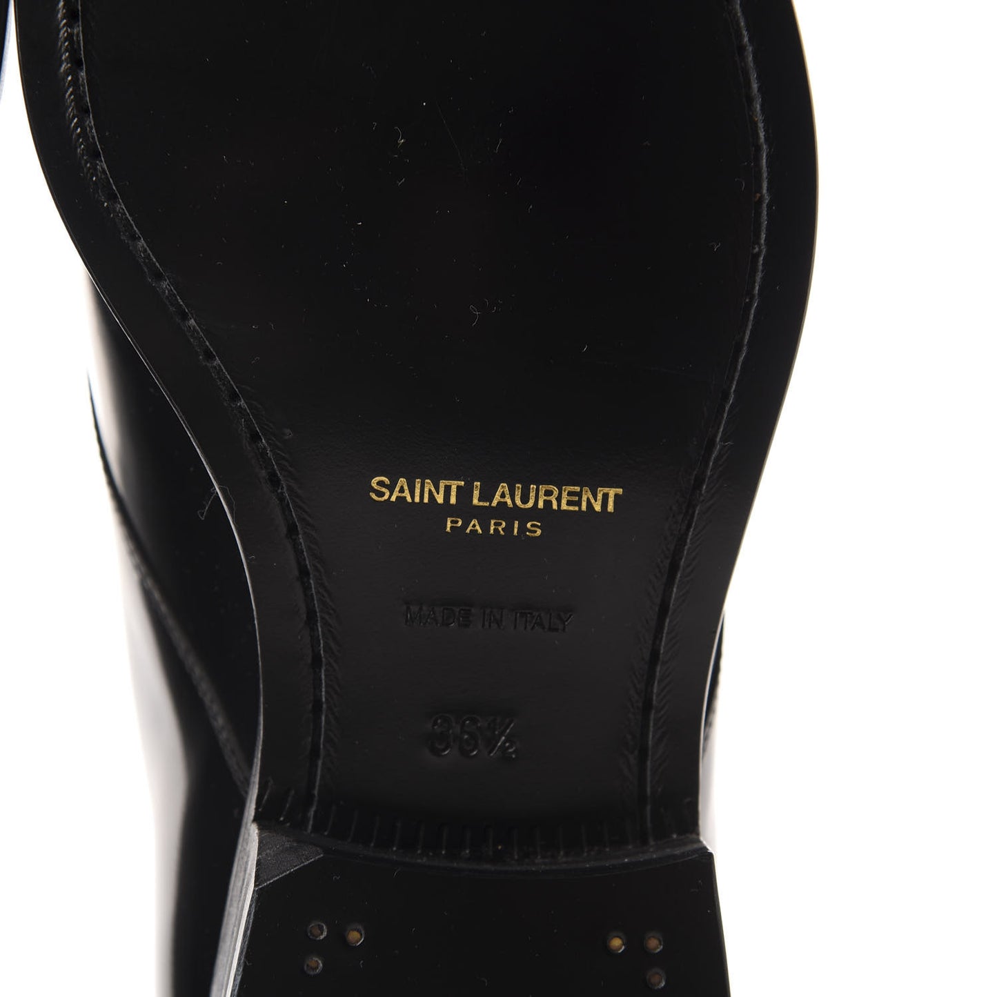Patent Calfskin Montaigne 25 Uniform 36.5 Black