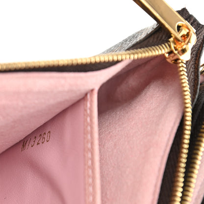 Louis Vuitton Monogram 2020 Christmas Animation Big Wheel Double Zip Pochette Rose Ballerine 8 of 12