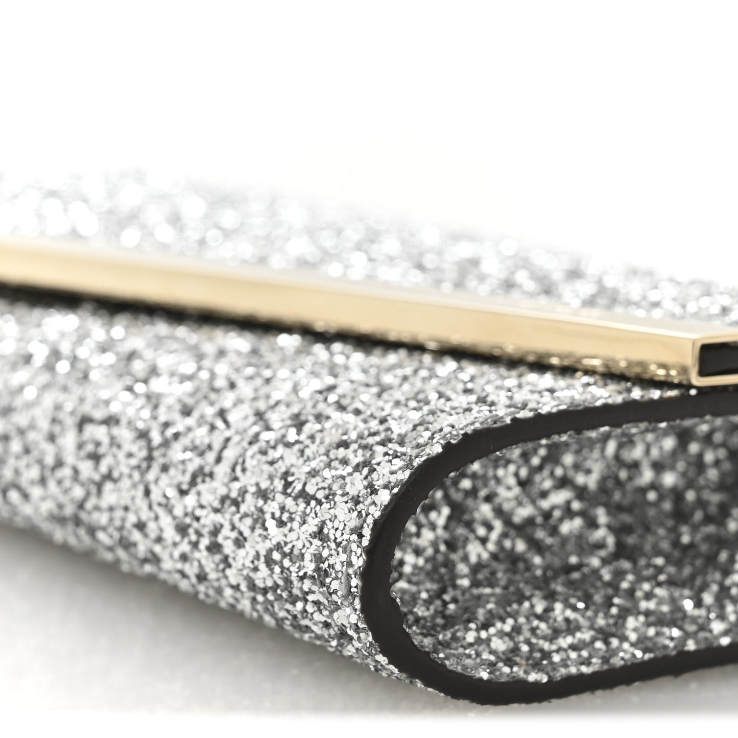 Glitter Emmie Clutch Silver