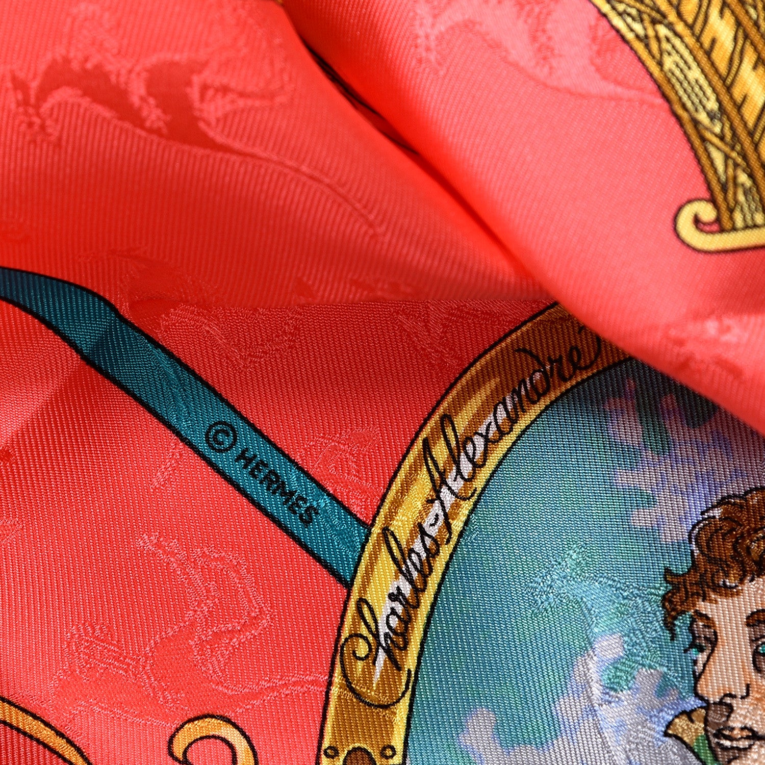 Hermes Silk Le Geographe Scarf 90 5 of 6