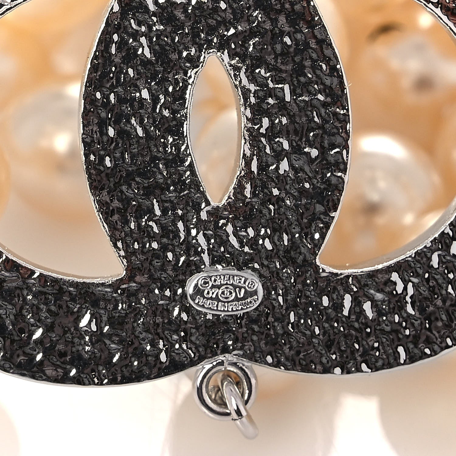 Chanel Pearl CC Belt Silver 3 of 5