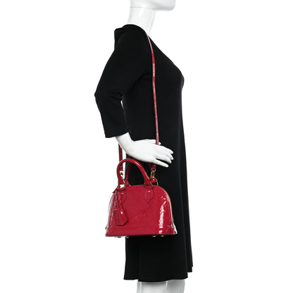 Louis Vuitton Vernis Alma BB Rose Indien 2 of 13