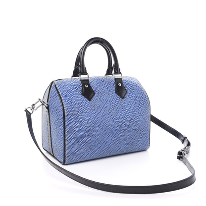 Louis Vuitton Epi Speedy Bandouliere 25 Denim Light 2 of 8