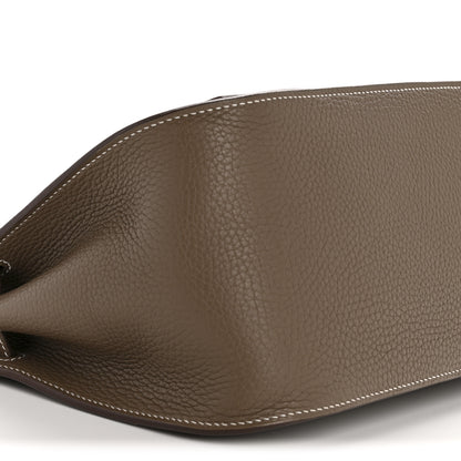 Hermes Taurillon Clemence Jypsiere 28 Etoupe 9 of 11