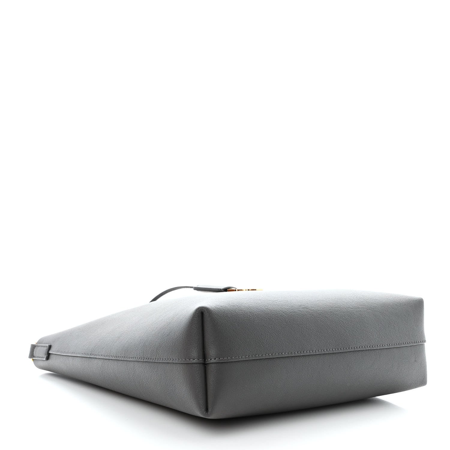Saint Laurent Calfskin Toy Shopping Tote Earth Grey 4 of 13