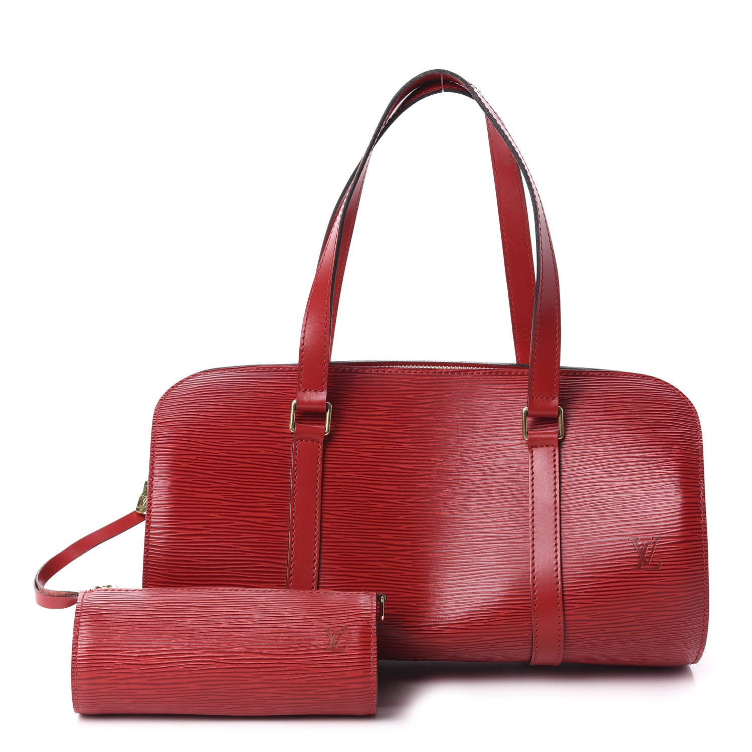 Louis Vuitton Epi Soufflot Castillan Red 1 of 11