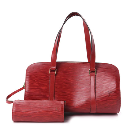 Louis Vuitton Epi Soufflot Castillan Red 1 of 11