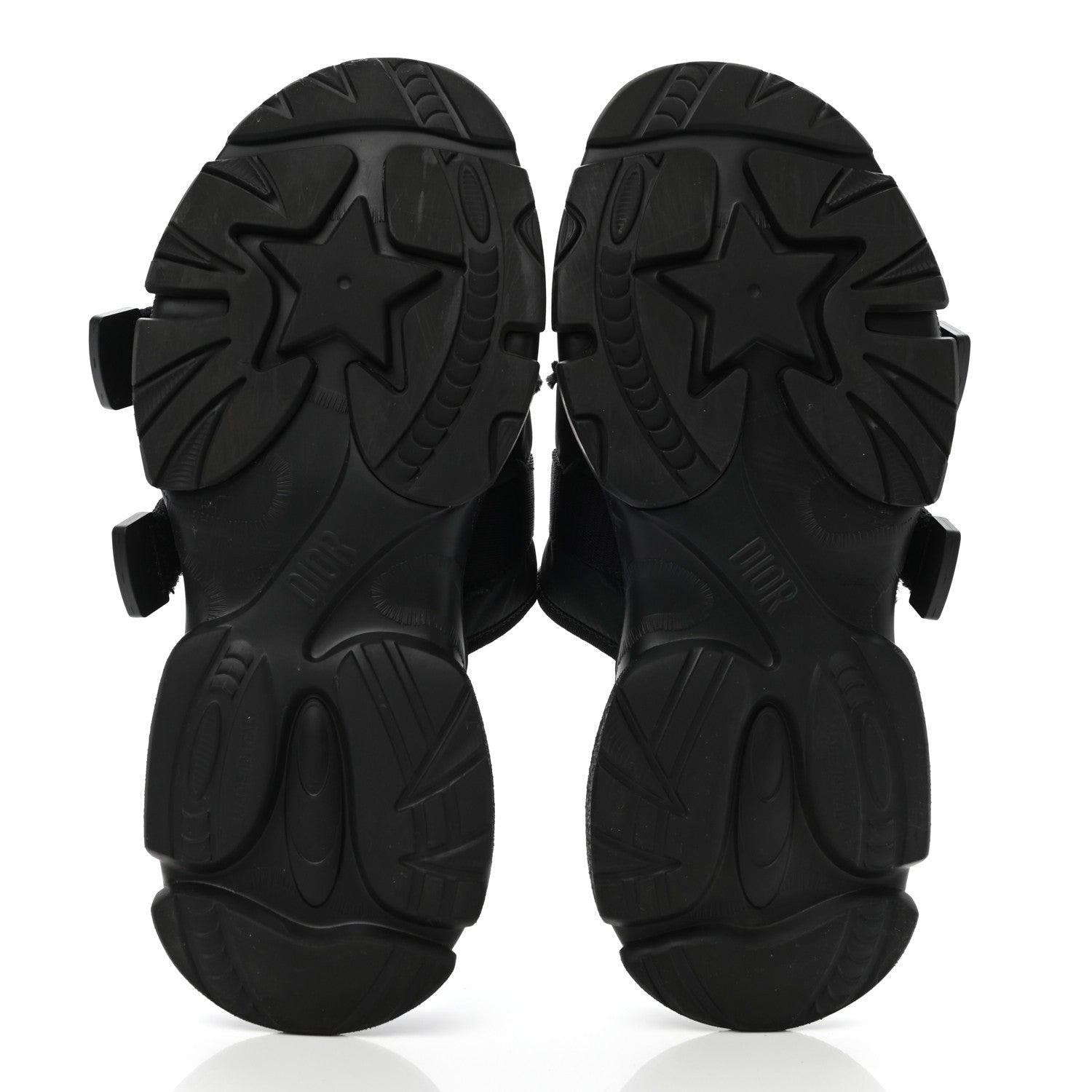 Christian Dior Technical Fabric Camouflage D-Wander Slide Sandals 40 Black 5 of 9