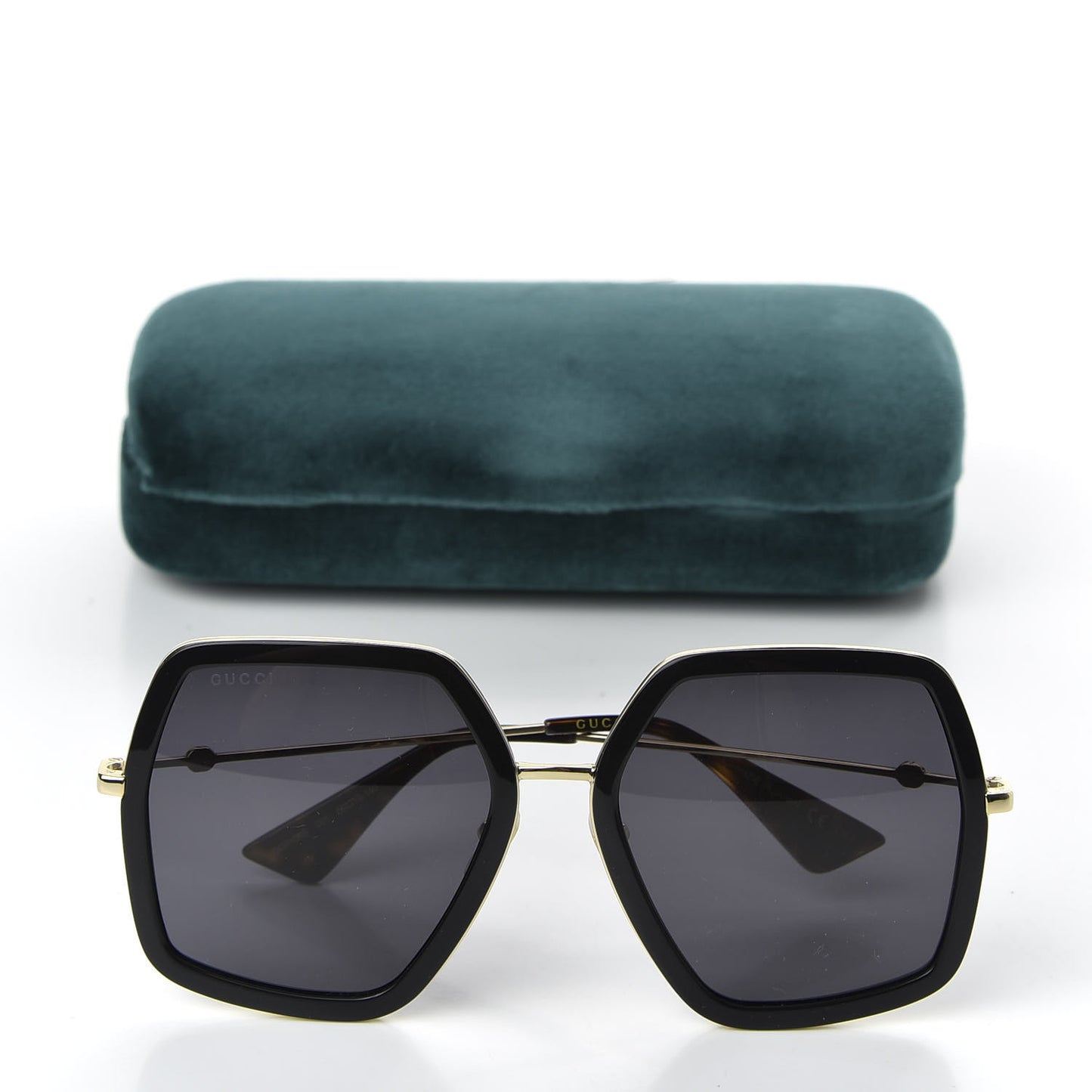 Acetate Oversize Square Frame GG0106S Sunglasses Black