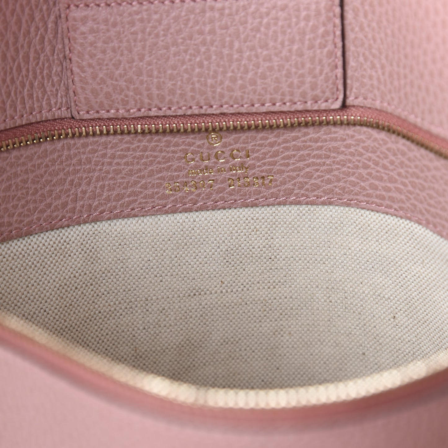 Dollar Calfskin Medium Swing Tote Grey Field Soft Pink