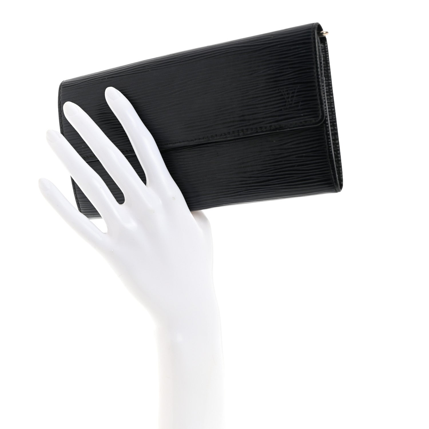 Louis Vuitton Epi Sarah Wallet Black 2 of 8