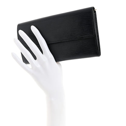 Louis Vuitton Epi Sarah Wallet Black 2 of 8