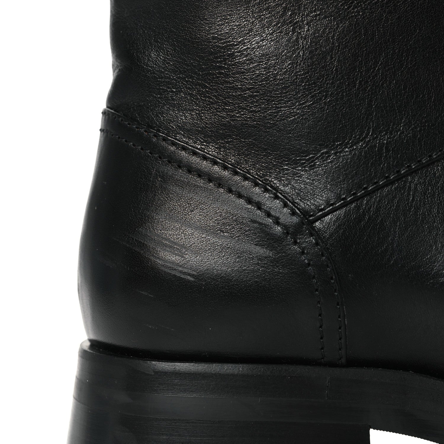 Chanel Calfskin Knit CC Short Boots 41 Black 9 of 10