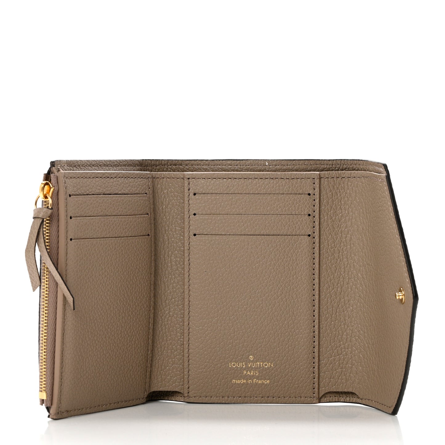 Empreinte Monogram Giant Victorine Wallet Tourterelle Creme