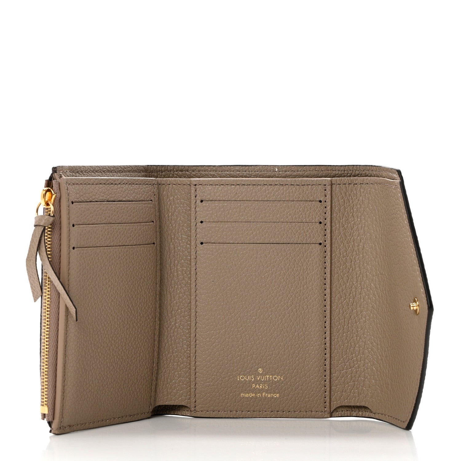 Louis Vuitton Empreinte Monogram Giant Victorine Wallet Tourterelle Creme 5 of 7
