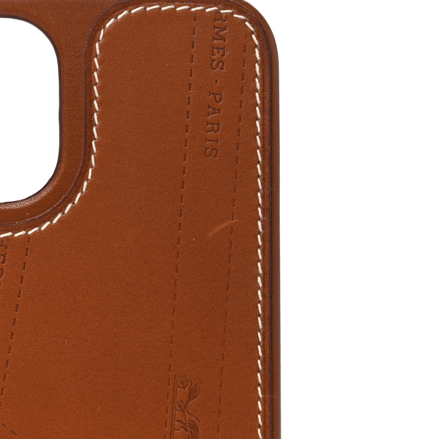 Hermes Barenia Bolduc iPhone 12/12 Pro Case Fauve 6 of 9