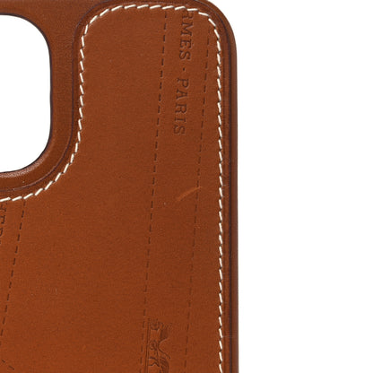 Hermes Barenia Bolduc iPhone 12/12 Pro Case Fauve 6 of 9