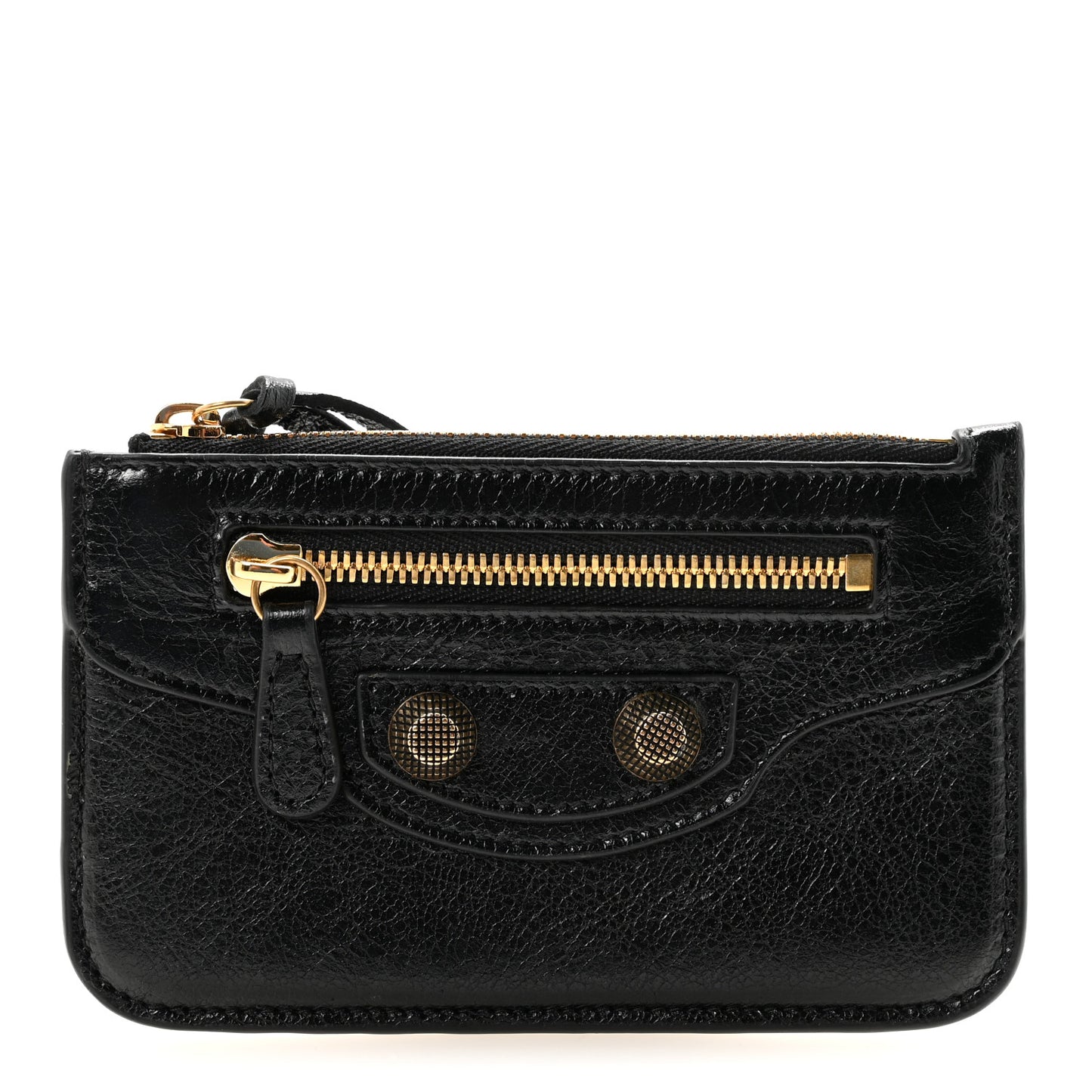 Agneau Le Cagole Coin Card Holder Black