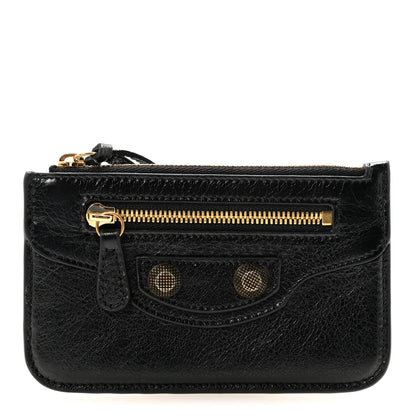 Balenciaga Agneau Le Cagole Coin Card Holder Black 1 of 6