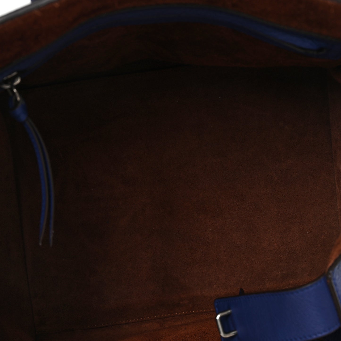 Grained Calfskin Medium Phantom Luggage Indigo