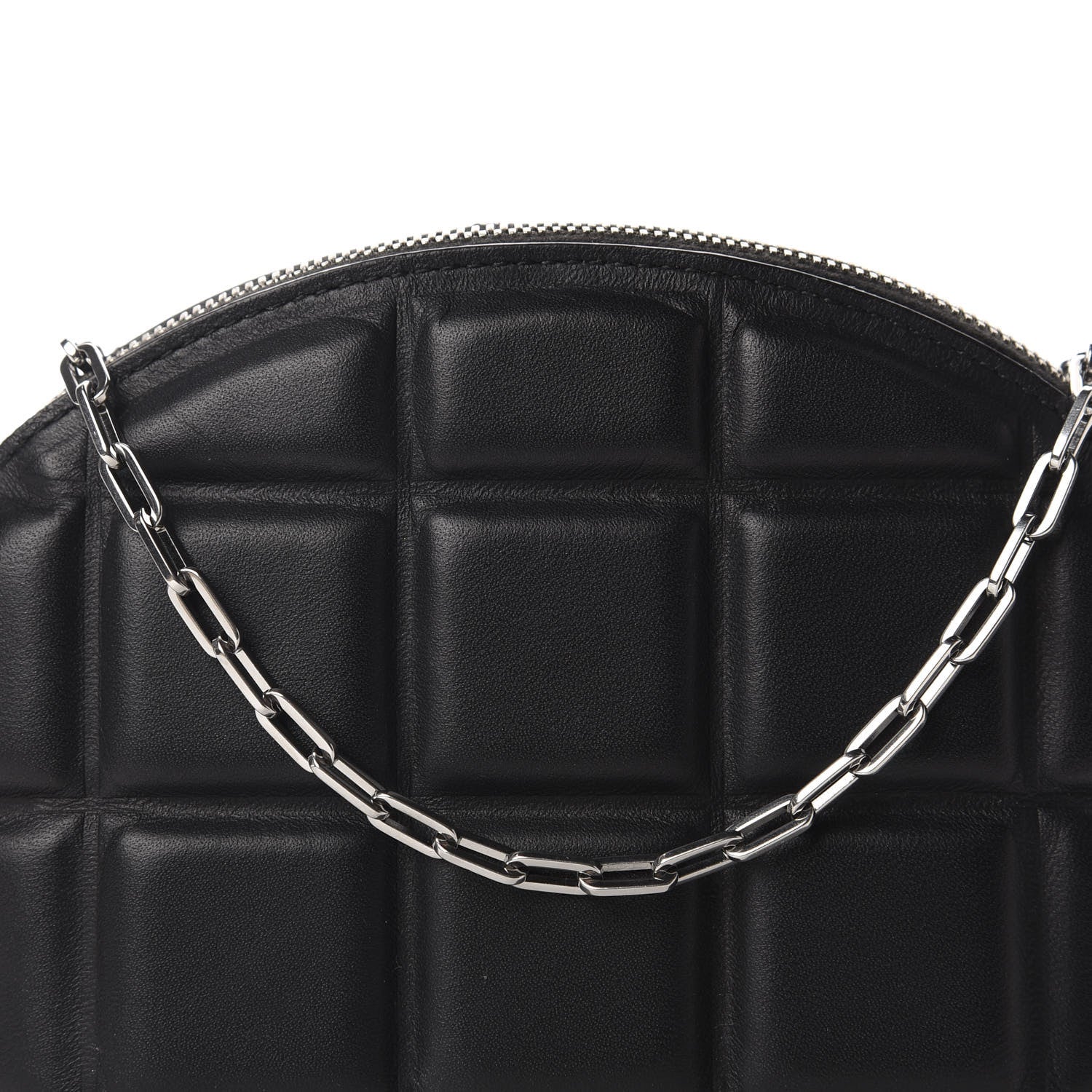Bottega Veneta Padded Nappa Mini Half Moon Bag Black 9 of 9