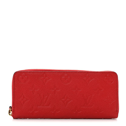 Louis Vuitton Empreinte Clemence Wallet Cherry 1 of 7