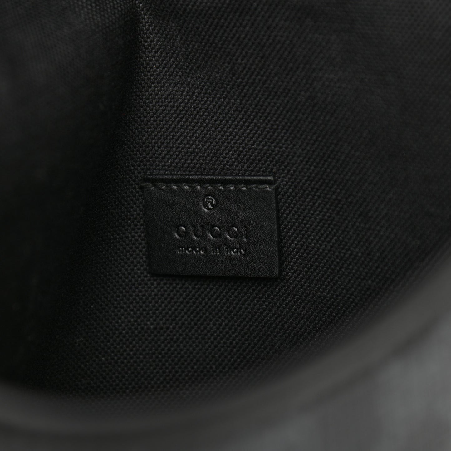 GG Supreme Monogram Web Medium Messenger Bag Black Grey