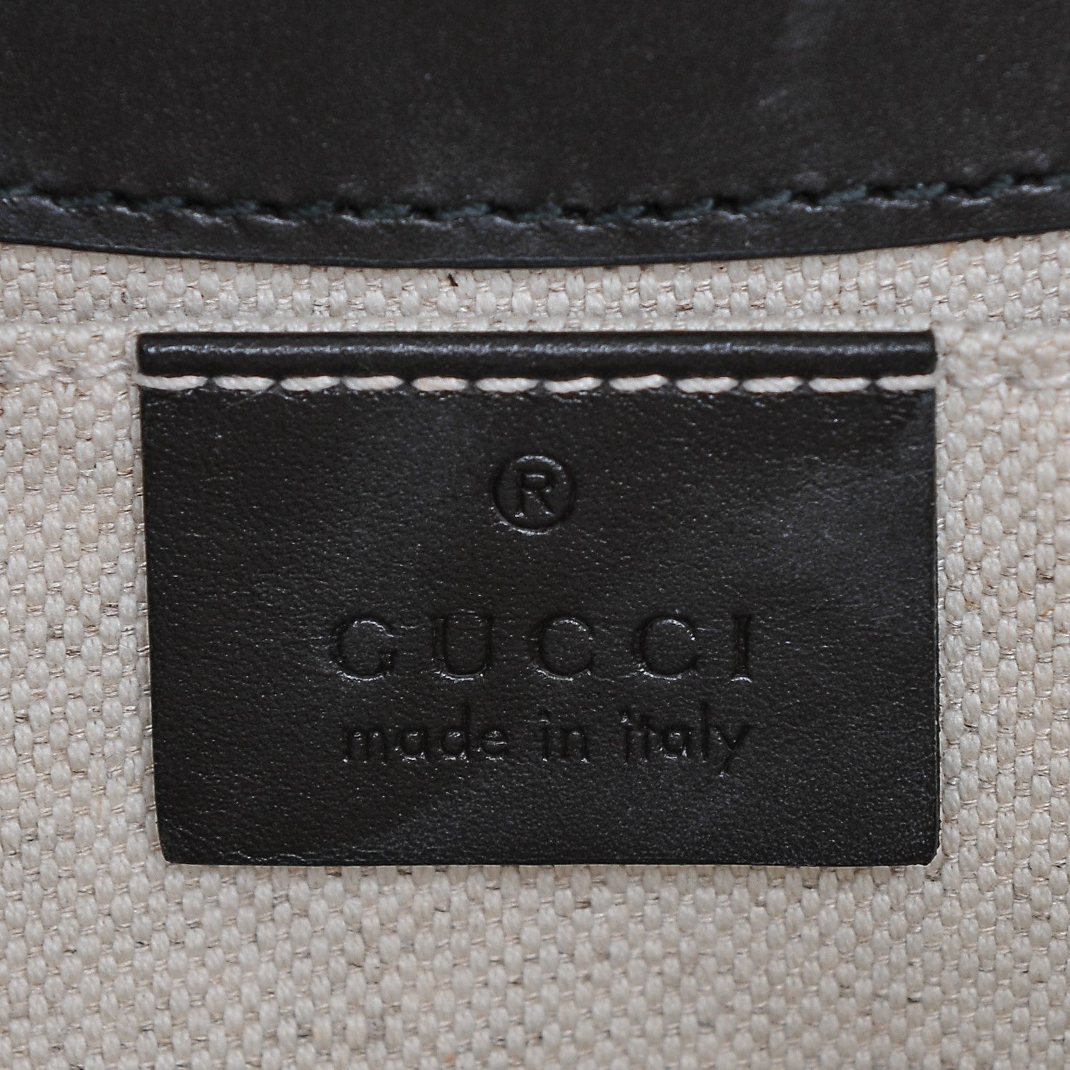 Gucci Monogram Margaux Calfskin Medium Emily Chain Shoulder Bag Beige Ebony Cocoa 6 of 6