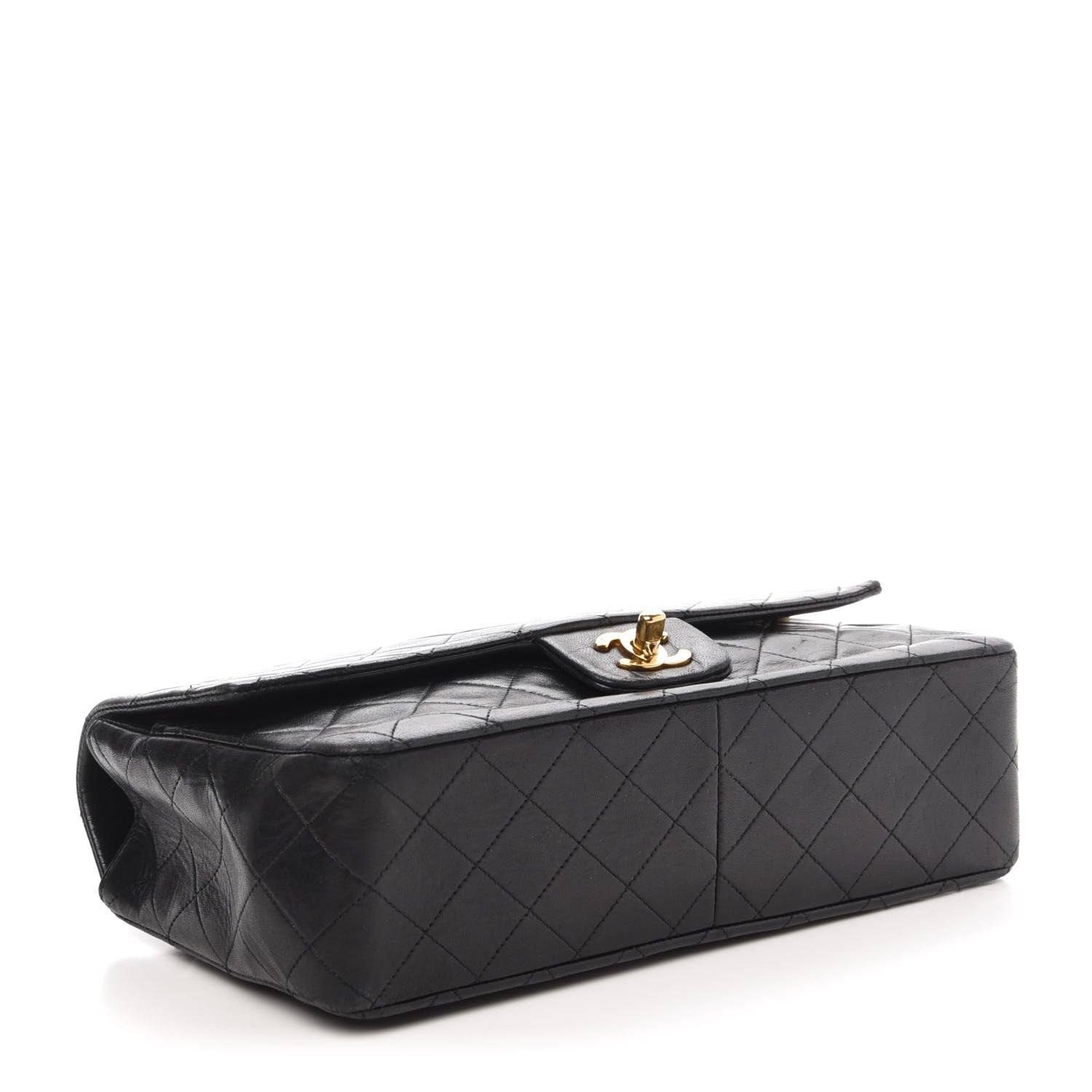 Chanel Lambskin Quilted Medium Single Flap Black 5 of 15
