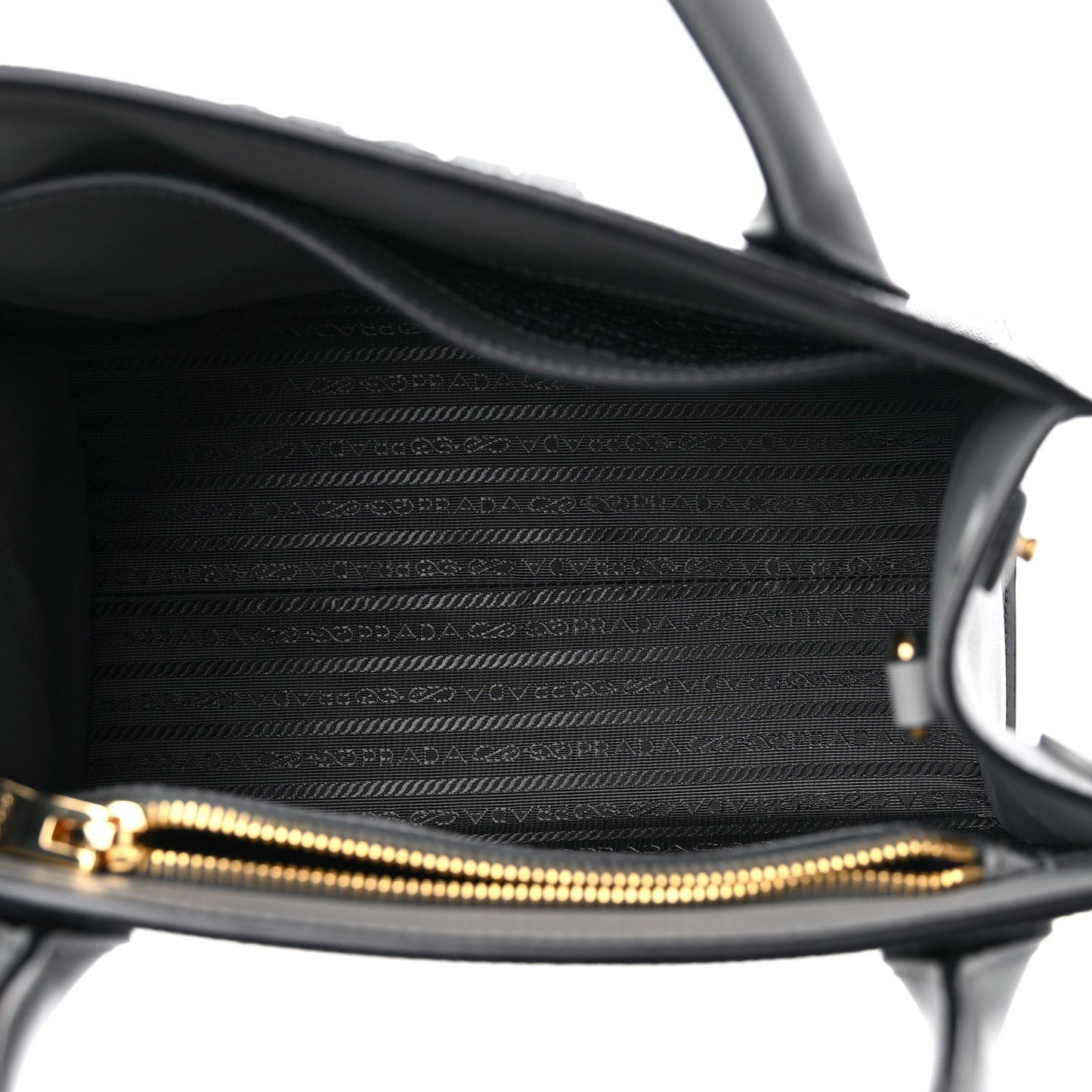 Saffiano Cuir Calfskin Small Monochrome Top Handle Tote Ardesia