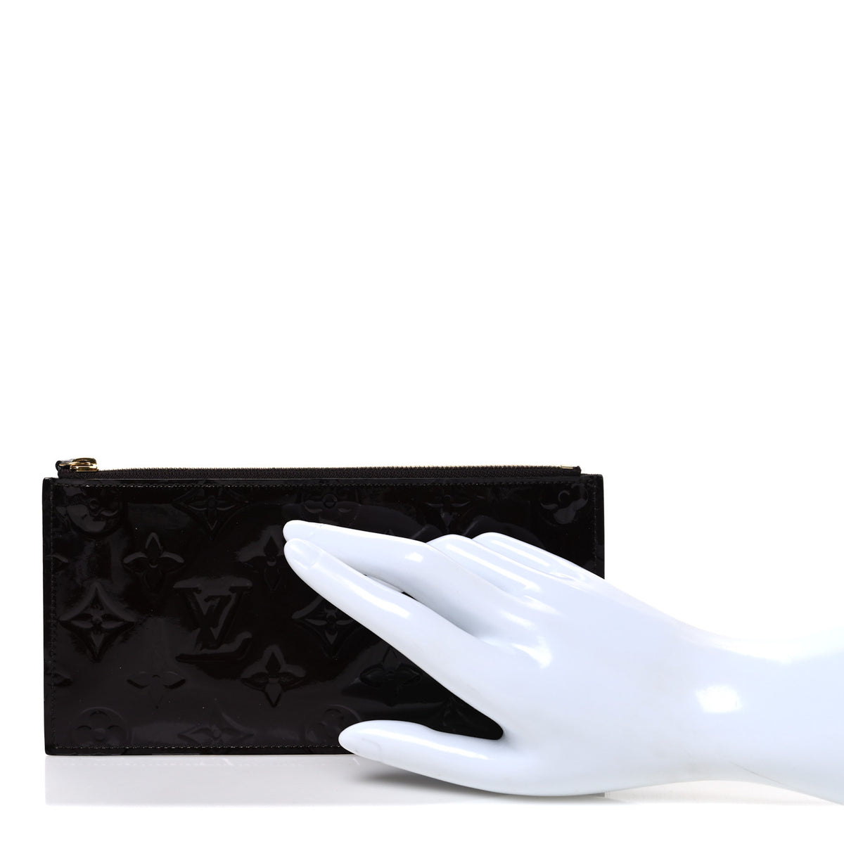 Louis Vuitton Vernis Felicie Chain Wallet Zippered Insert Amarante 2 of 6