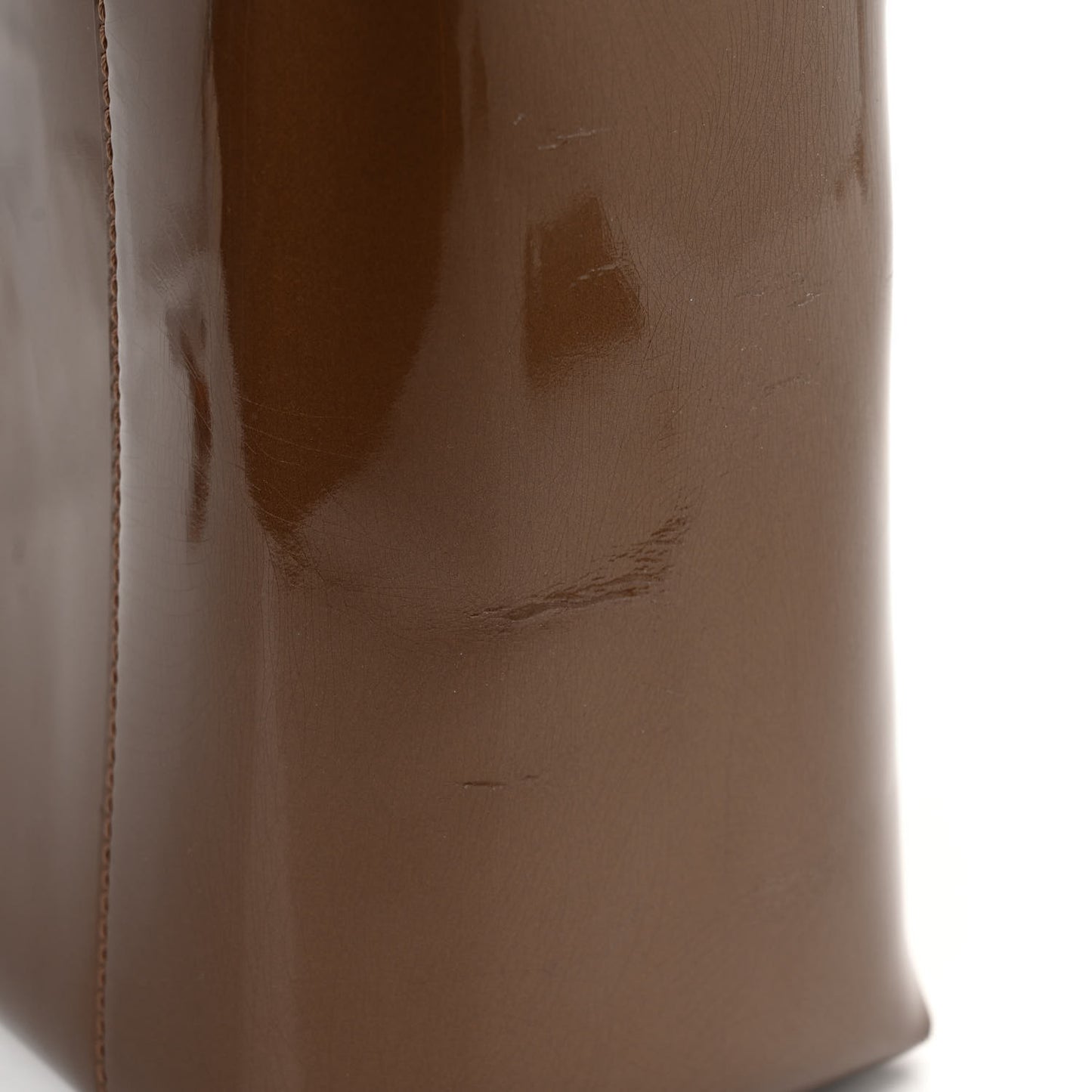 Patent Small Malice Tote Brown