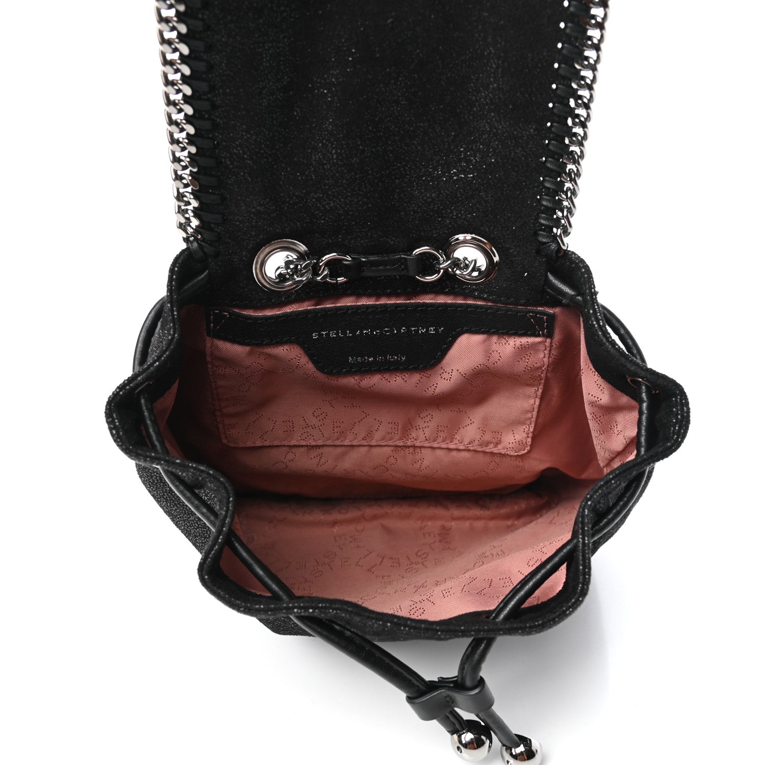 Stella McCartney Shaggy Deer Mini Rucksack Backpack Black 5 of 8