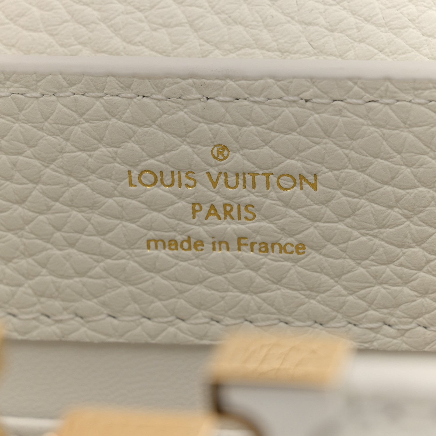 Louis Vuitton Taurillon Mini Capucines White 6 of 10