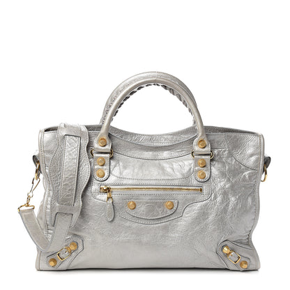 Balenciaga Agneau Giant 12 Gold Hardware City Gris Aluminum 1 of 9