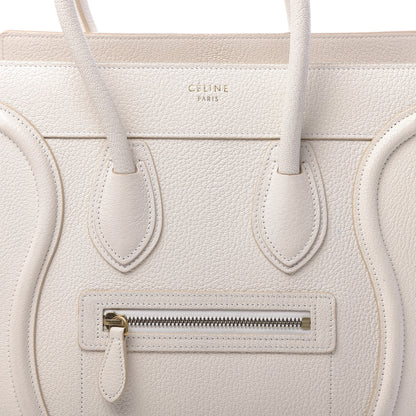 Celine Goatskin Micro Luggage White 9 of 12