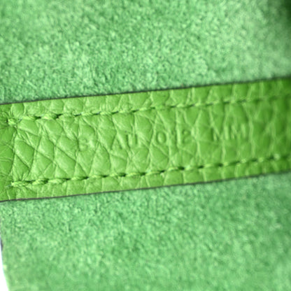 Hermes Taurillon Clemence Picotin Lock 18 PM Vert Yucca 7 of 11