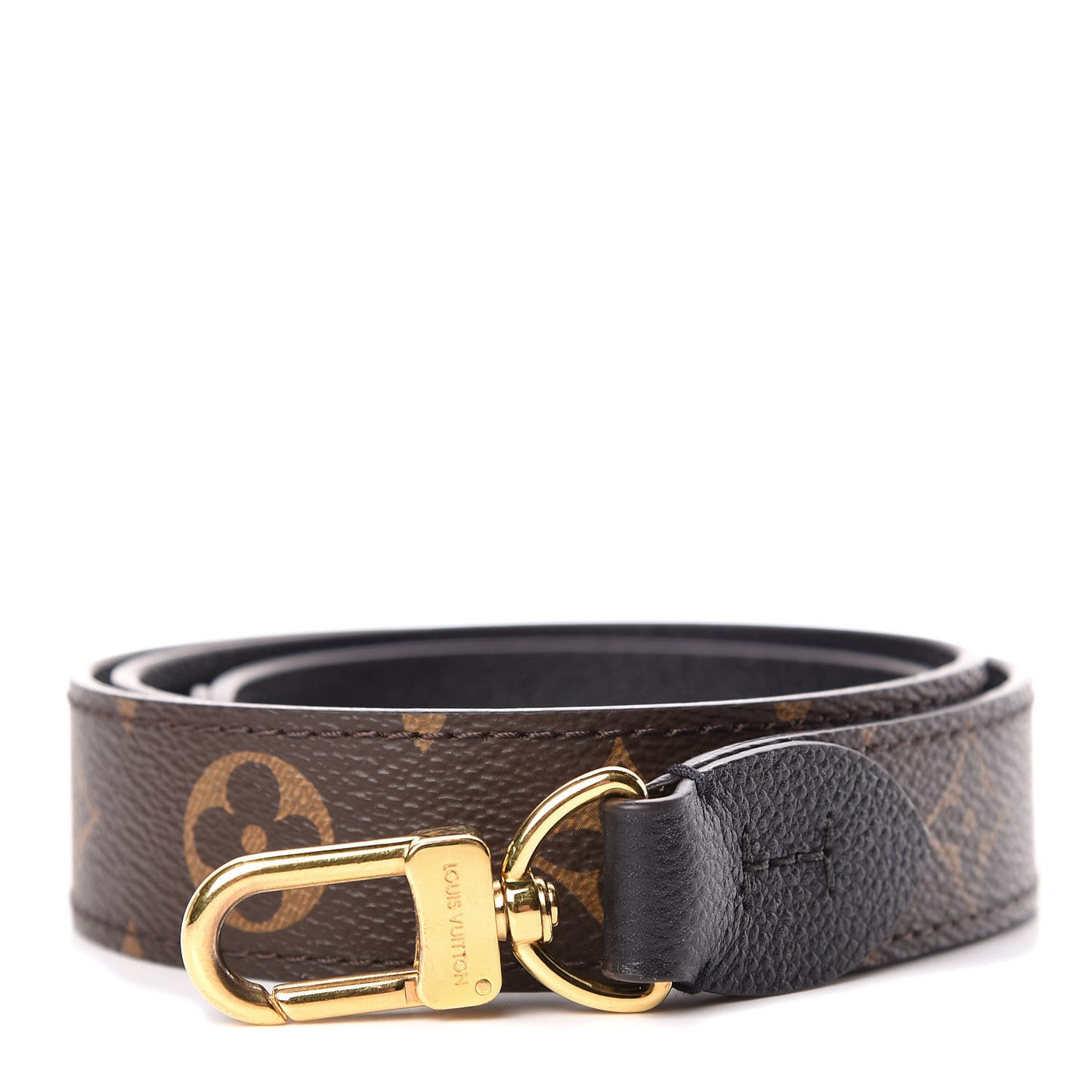 Calfskin Monogram Tournelle Shoulder Strap Black