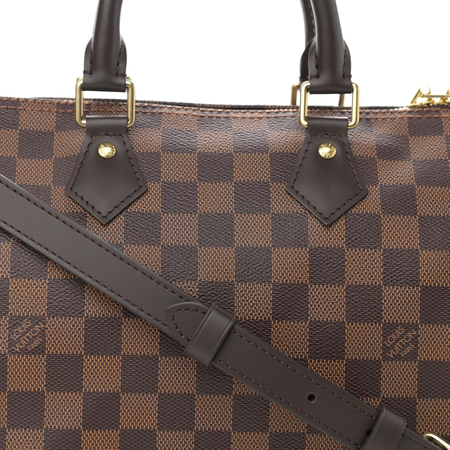 Damier Ebene Speedy Bandouliere 25