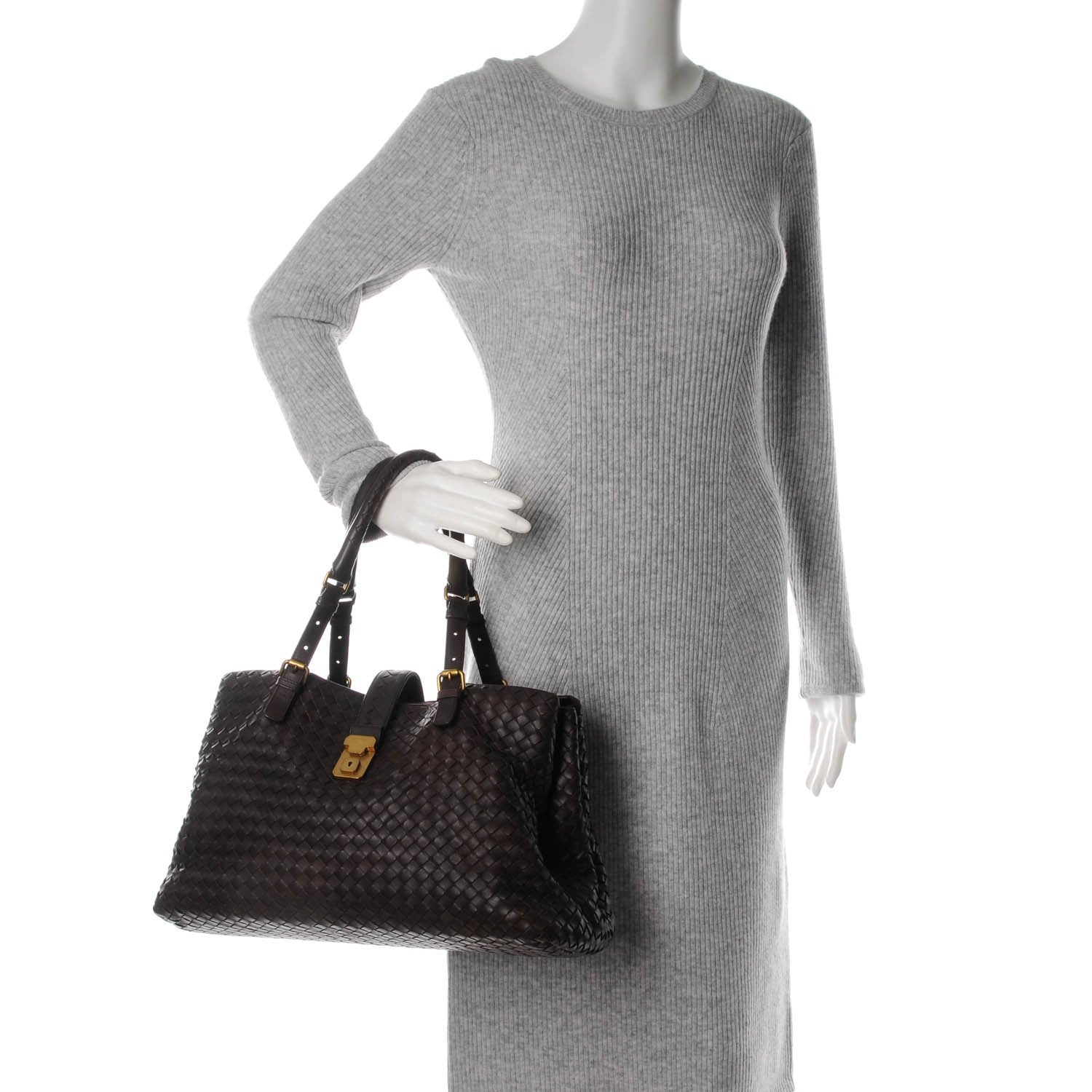 Bottega Veneta Nappa Intrecciato Medium Roma Tote Moro 2 of 8