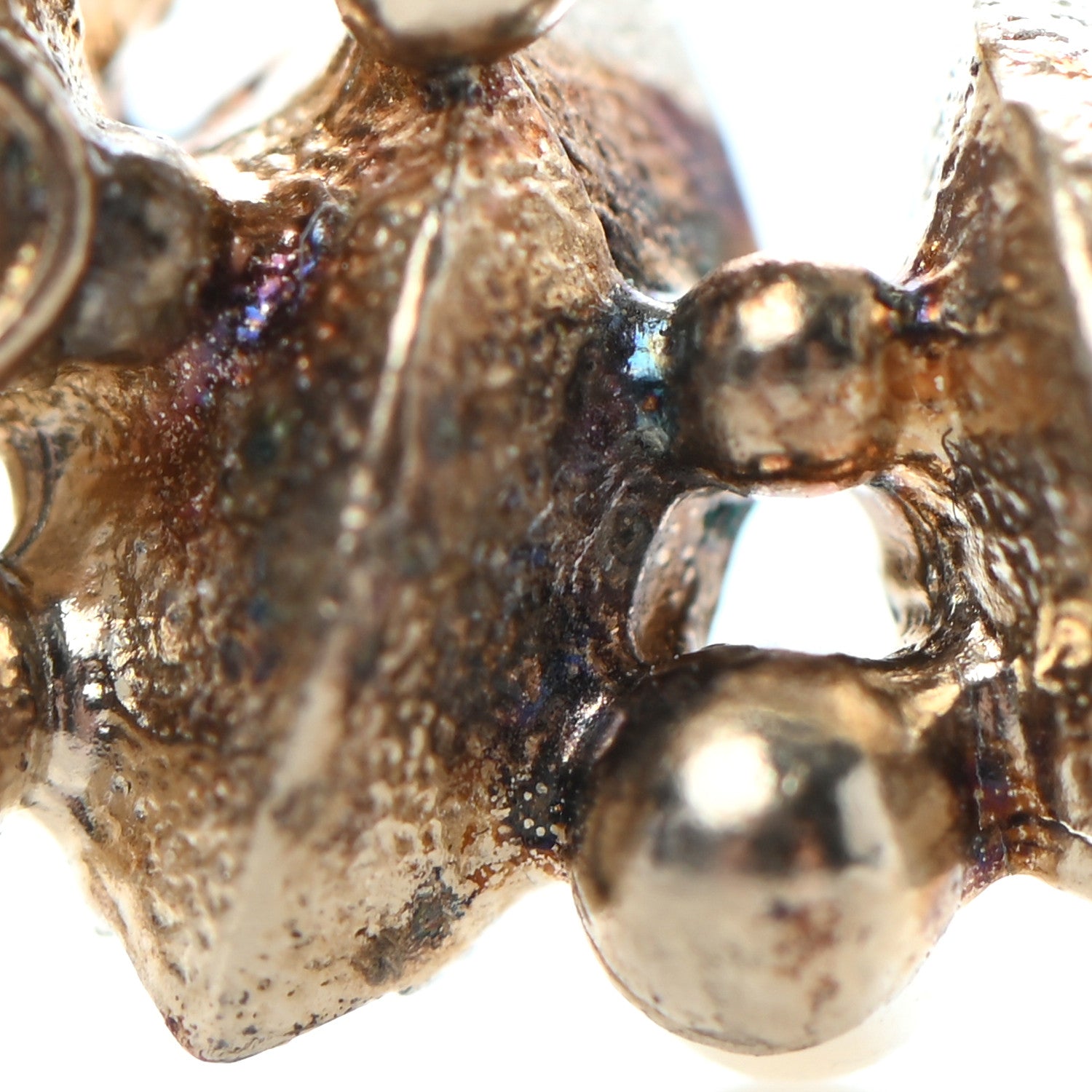 Chanel Crystal Pearl CC Brooch Gold 4 of 6